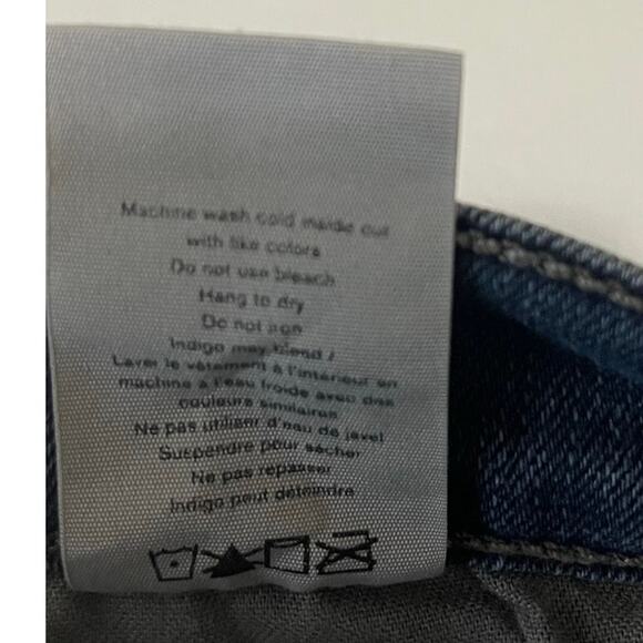 Rag & Bone Women's High Rise Ankle Skinny Jeans Frayed Hem Distressed Size 25 - Picture 5 of 9